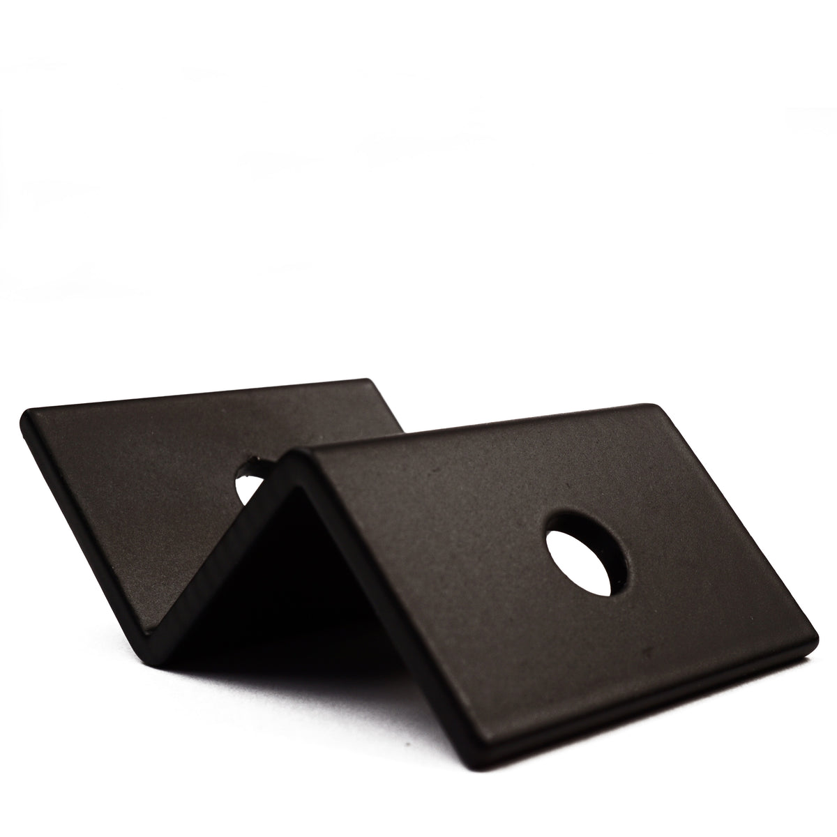 WATTSTUNDE® 38 mm Aluminium Z-Winkel HSZ38 schwarz Halterung