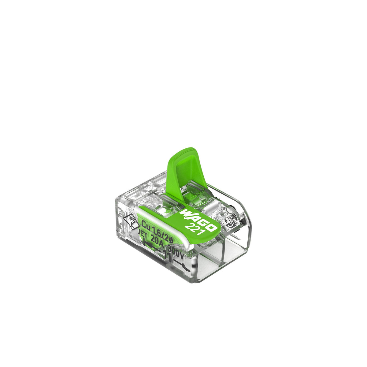 WAGO Verbindungsklemme Green Range flexibel bis 4mm² - 221-422 | 100er Pack