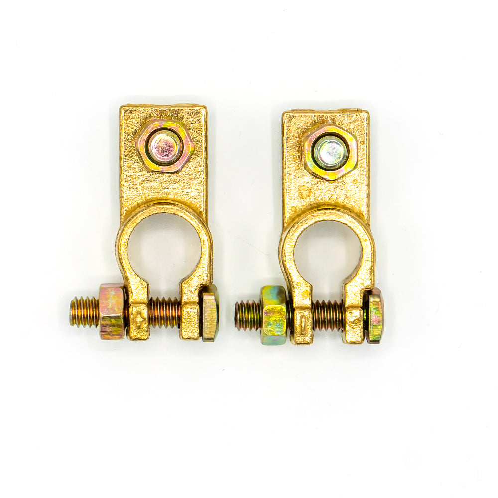 WATTSTUNDE® Battery terminal clamps BAKA positive pole negative pole 1x pair