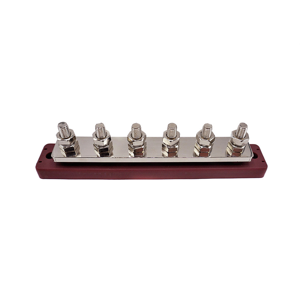 WATTSTUNDE® Busbar 6xM8 300 A / 70 V rot