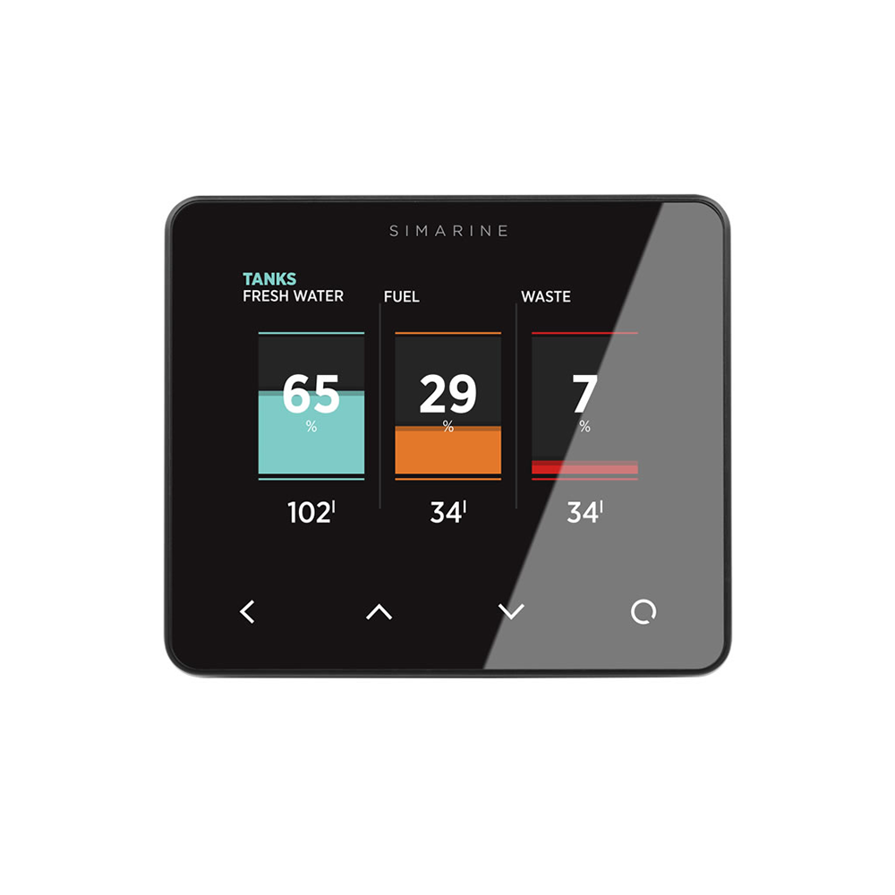 Simarine PICO Batteriemonitor - ohne Rahmen silber