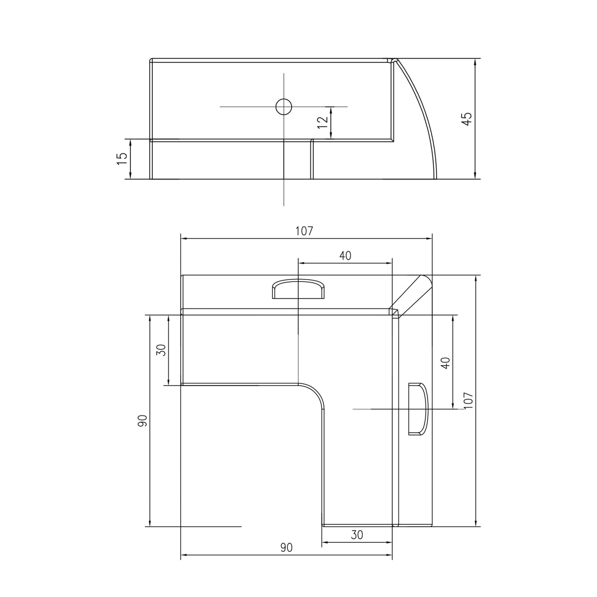 WATTSTUNDE® MOUNT Solarmodul Halterung corner schwarz