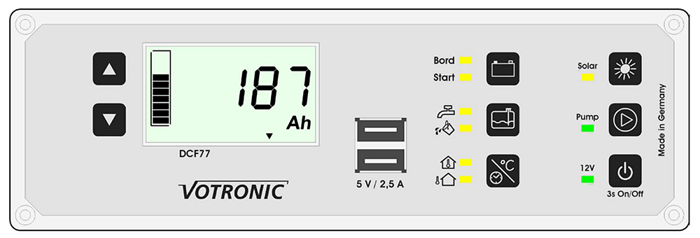 Votronic Power Control VPC Jupiter 400 mit Smart-Shunt und Masseband 75 mm² - 5749