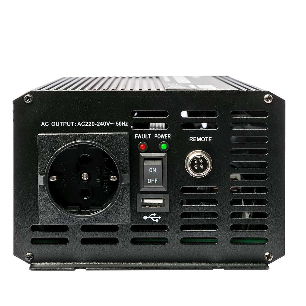 WATTSTUNDE® 1000W / 2000W 24V sine wave voltage converter WS24/1000SI
