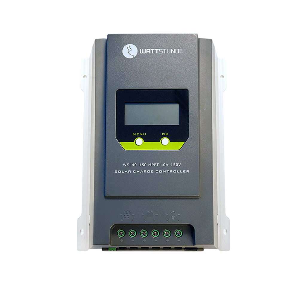 WATTSTUNDE® 40 A 150 V MPPT Solar Laderegler WSL40.150 MPPT 24 / 48 V