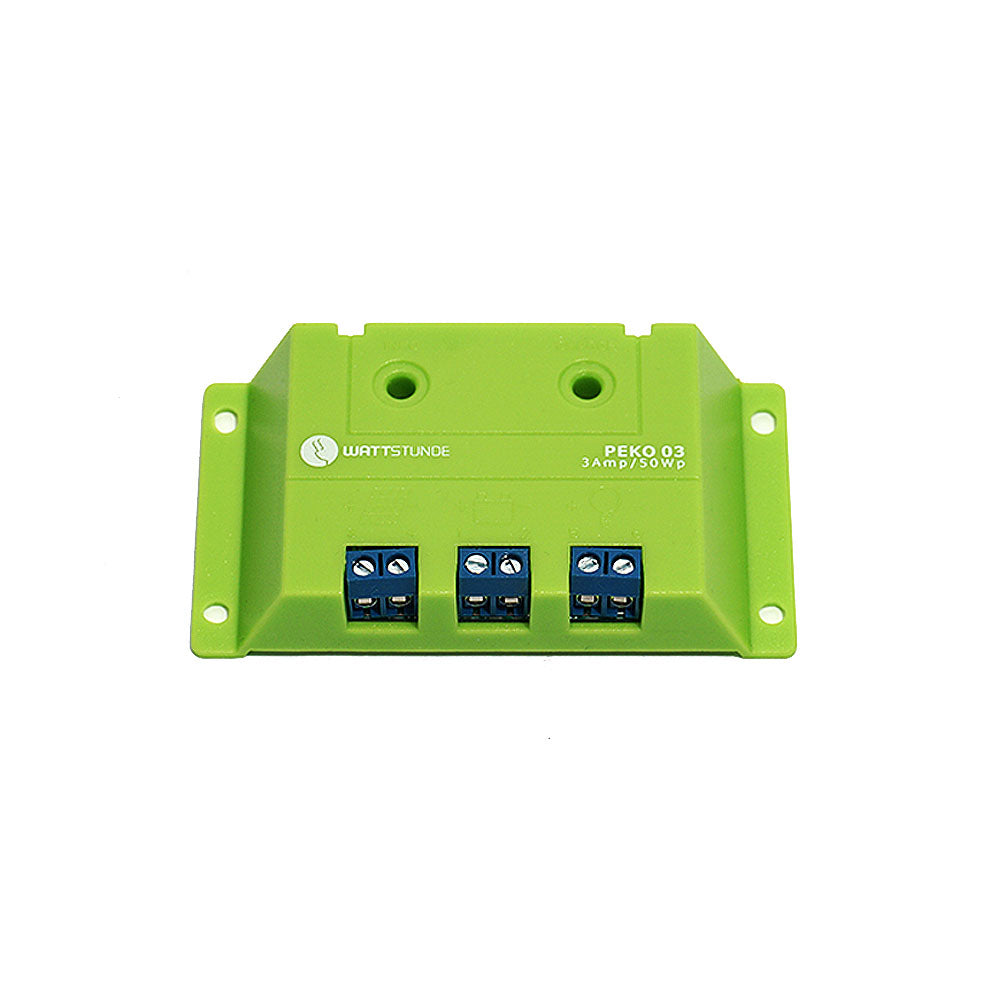 WATTSTUNDE® PEKO 03 Solar Laderegler 3 A