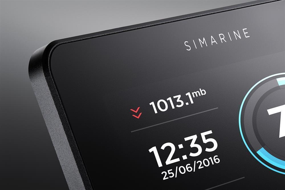 Simarine PICO Batteriemonitor - ohne Rahmen silber
