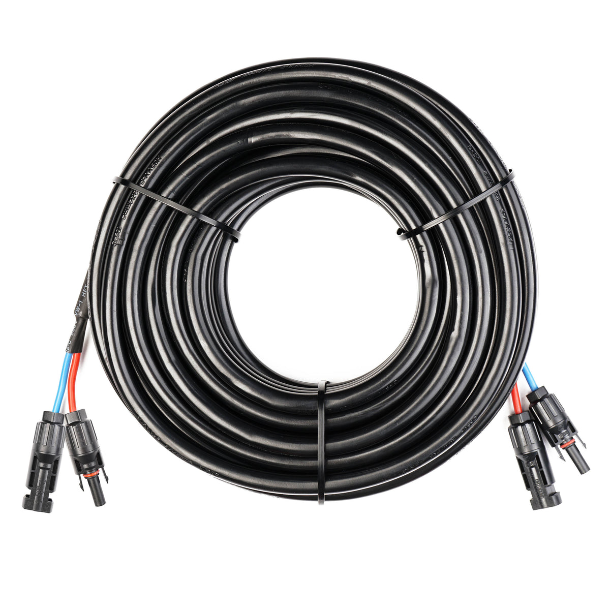 WATTSTUNDE® Extension Cable (2 x) 4 mm² Type-MC4/Type-MC4 15 m black