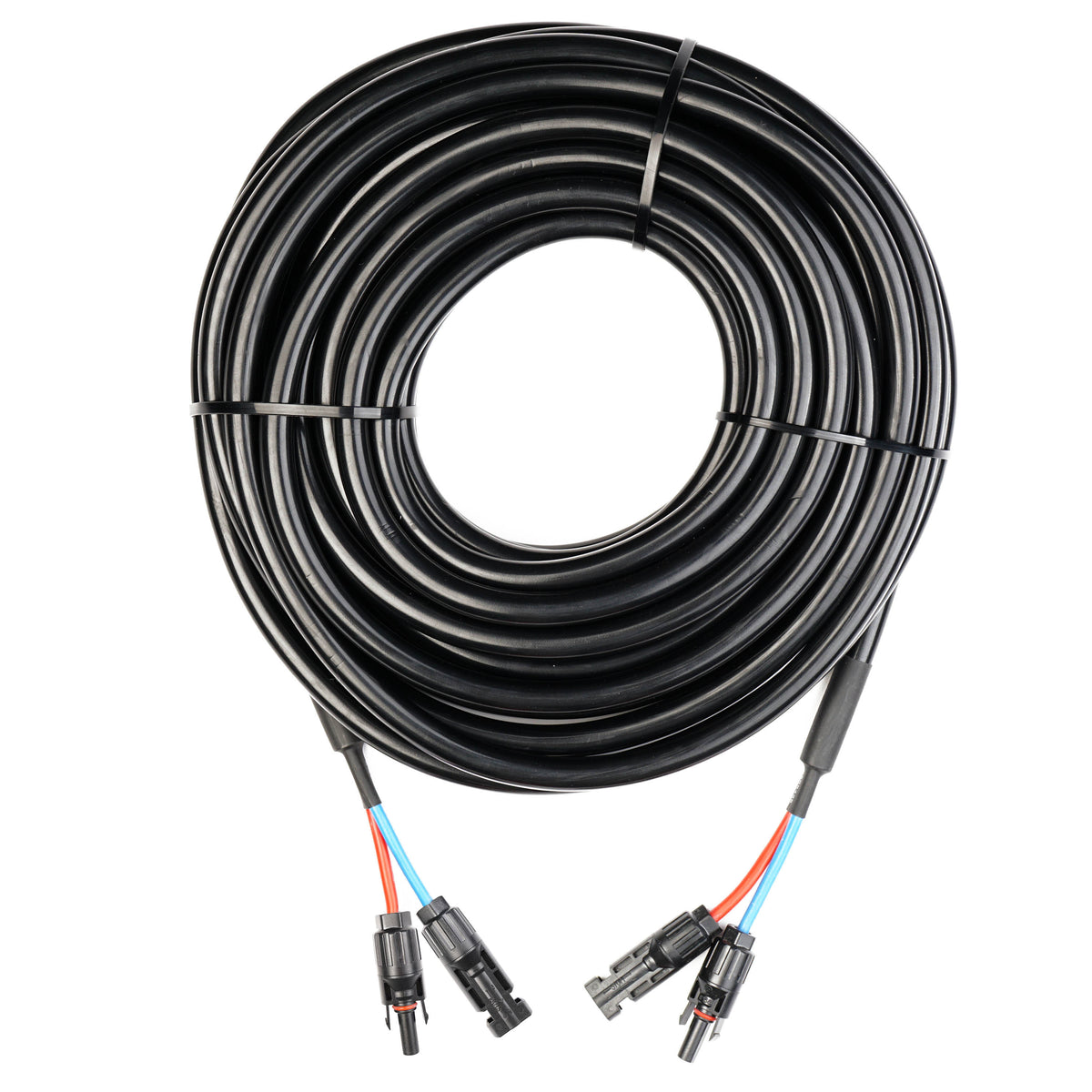 WATTSTUNDE® Extension Cable (2x)6 mm² Type-MC4/Type-MC4 15 m black