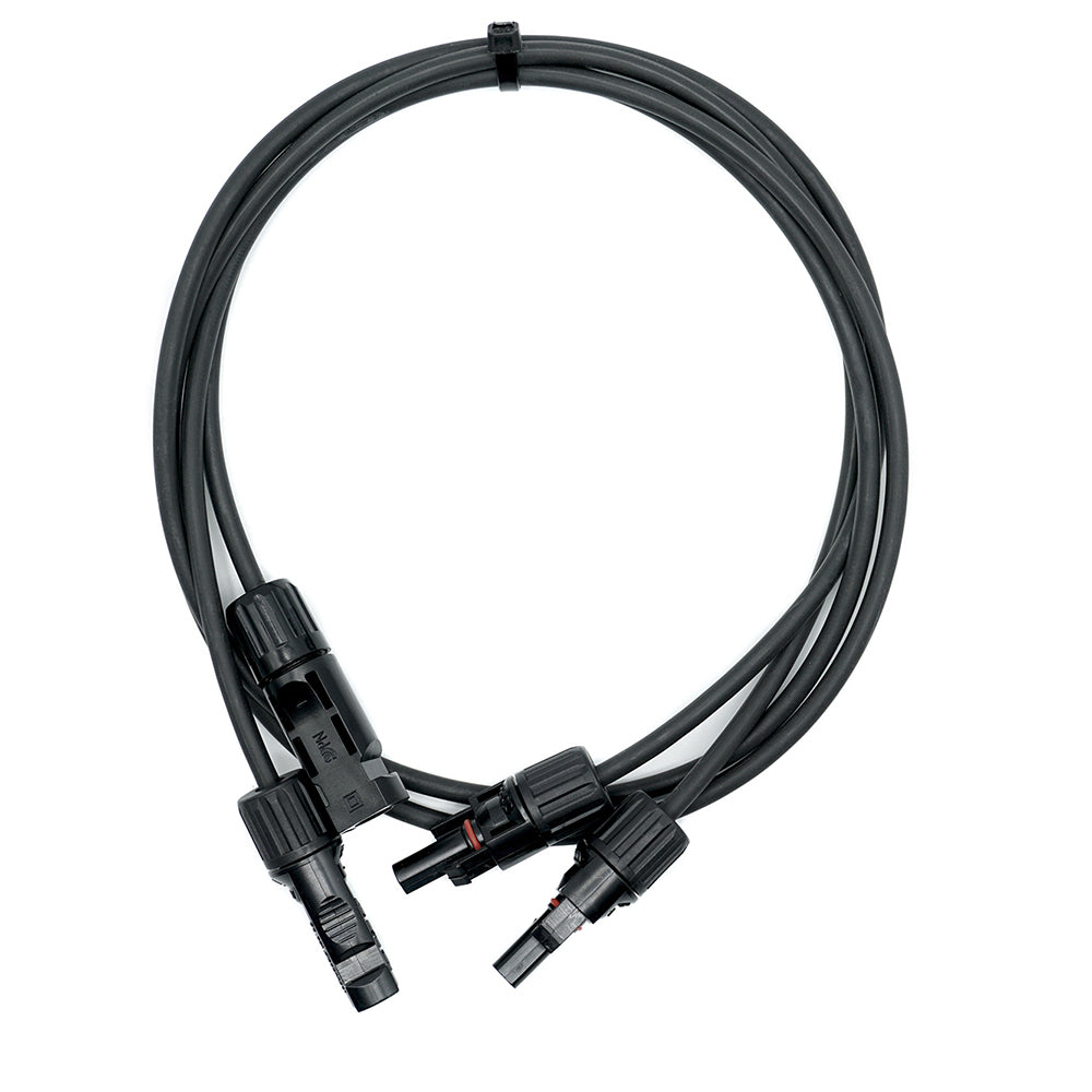 WATTSTUNDE® Solar Extension Cable 2x4 mm² Type-MC4/Type-MC4 3 m Black