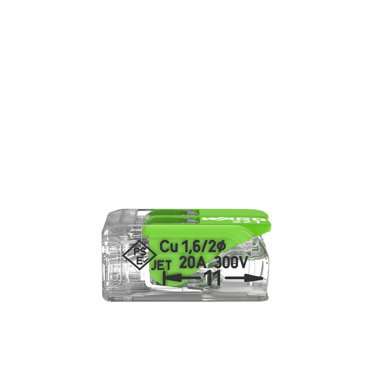 WAGO Verbindungsklemme Green Range flexibel bis 4mm² - 221-422 | 100er Pack