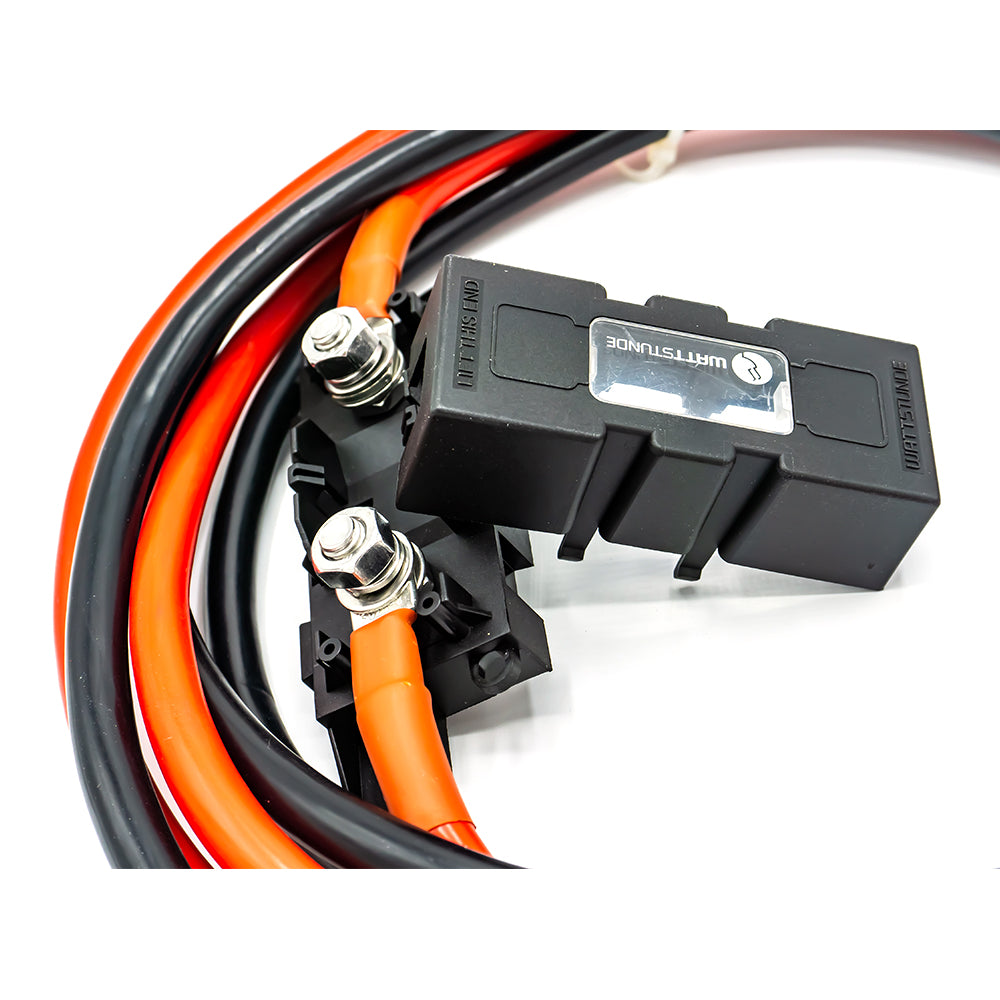 WATTSTUNDE® Fuse Cable (with fuse holder) 2x25 mm² M8/Ferrule 1 m red/black