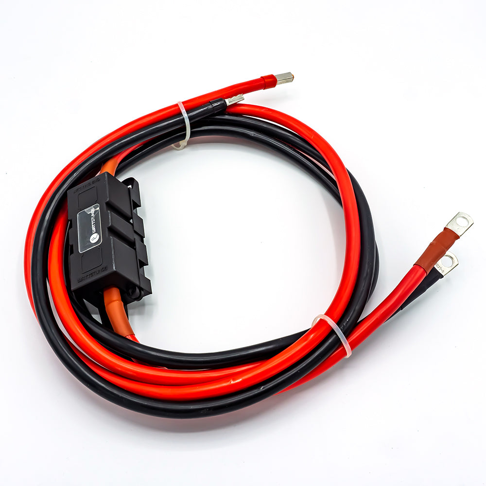 WATTSTUNDE® 25 mm² Anschlusskabel BAKA25-FH 100 cm mit ANM Hochlast Sicherungshalter