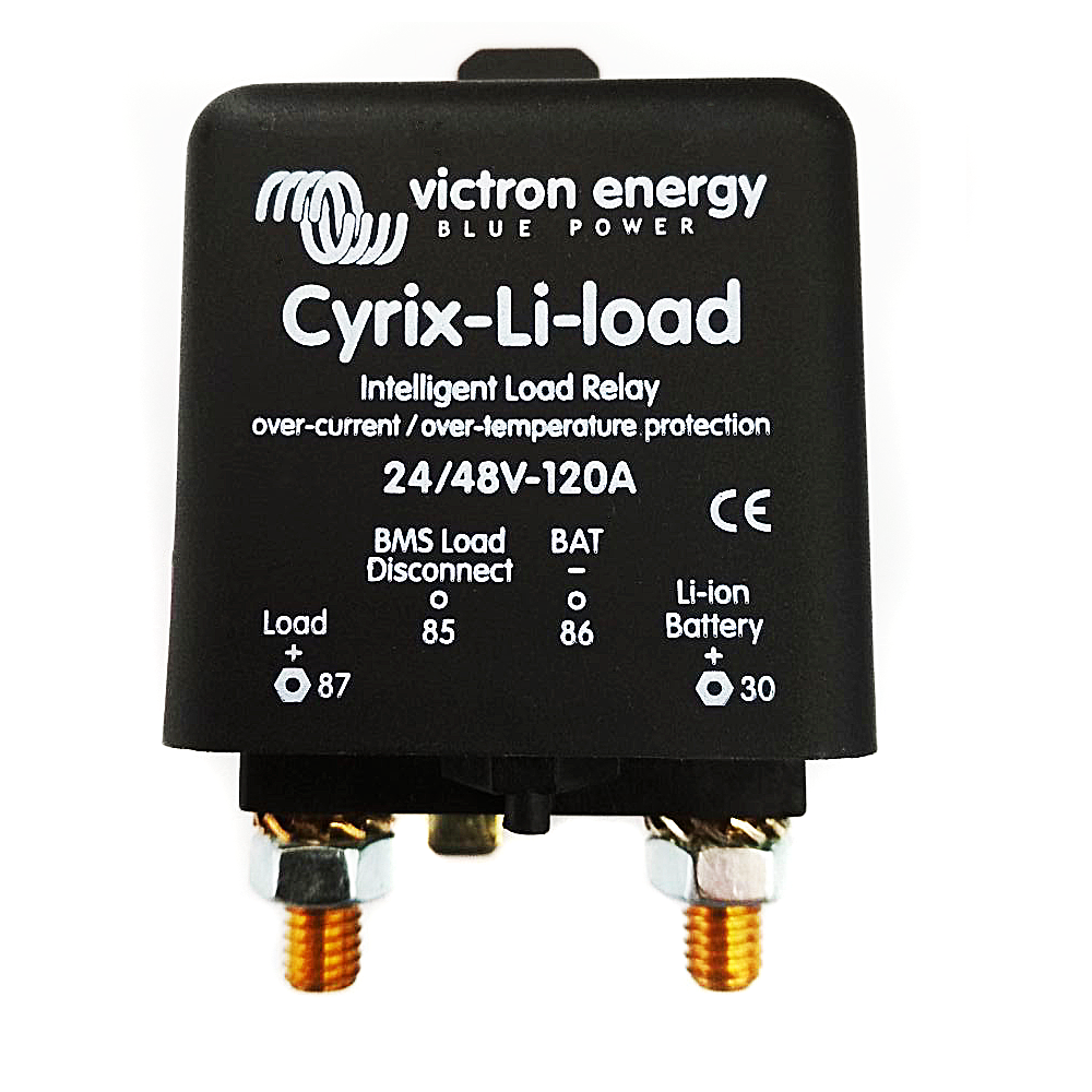 Victron Cyrix-Li-Load 24/48V 120A battery coupler isolating relay battery protection lithium