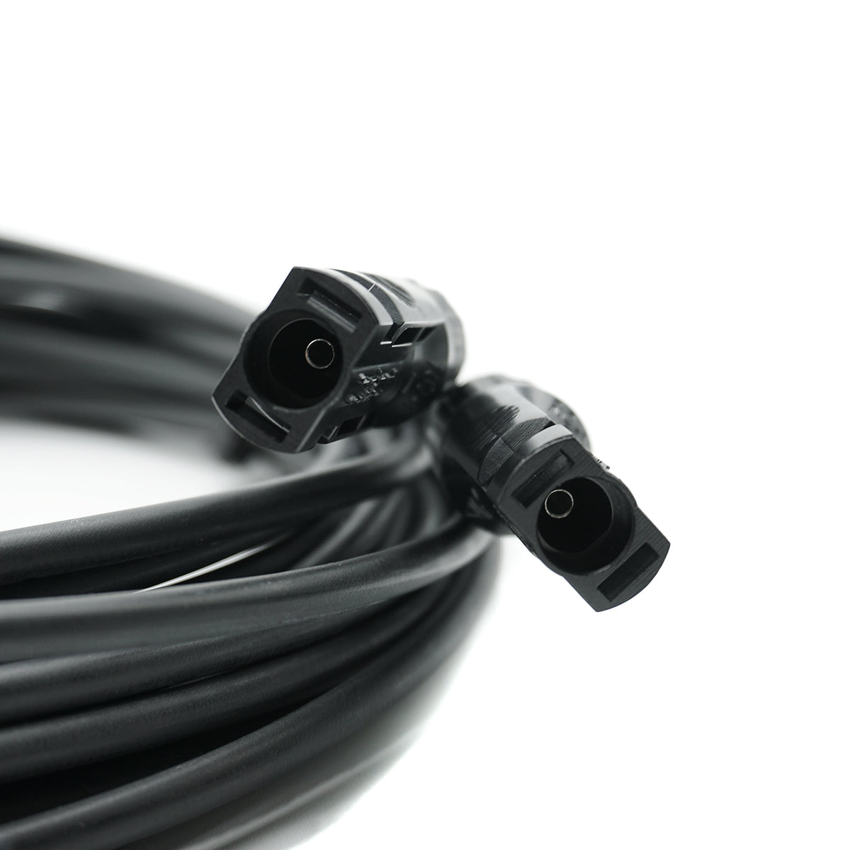 WATTSTUNDE® Solarverlängerungskabel 2x6 mm² Typ-MC4/Typ-MC4 1 m schwarz