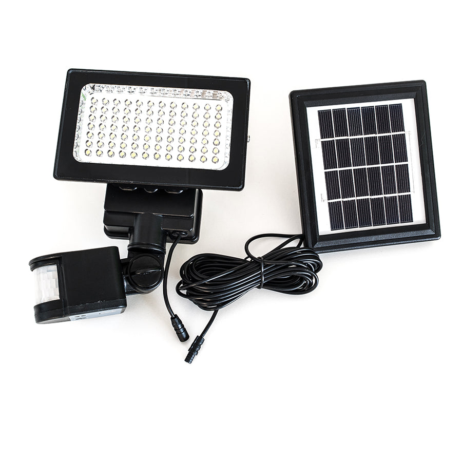 Solar LED 84 floodlight with motion detector