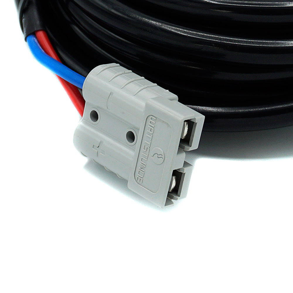 WATTSTUNDE® Extension Cable (2x) 6 mm² A50/A50 10 m Black