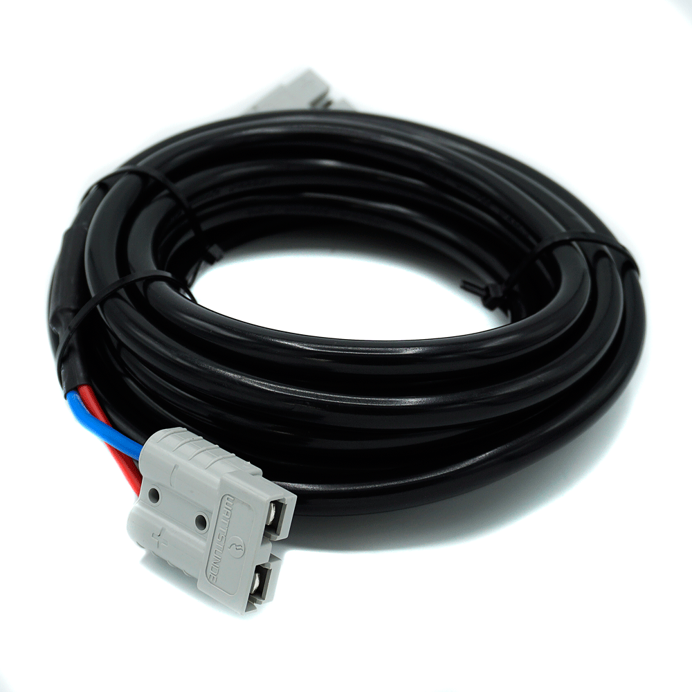 WATTSTUNDE® Extension Cable (2x) 6 mm² A50/A50 10 m Black