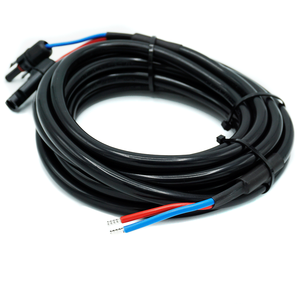 WATTSTUNDE® DAC 4.15 Connection Cable Solar Panel to Charge Controller 15 Meters 2 x 4 mm²