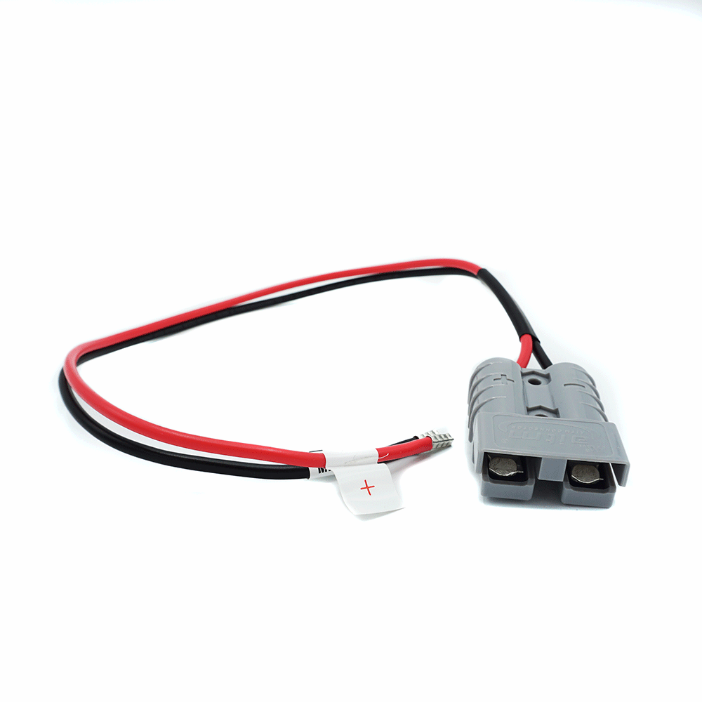 WATTSTUNDE® Adapterkabel 4 mm² A50/Aderendhülse 50 cm schwarz