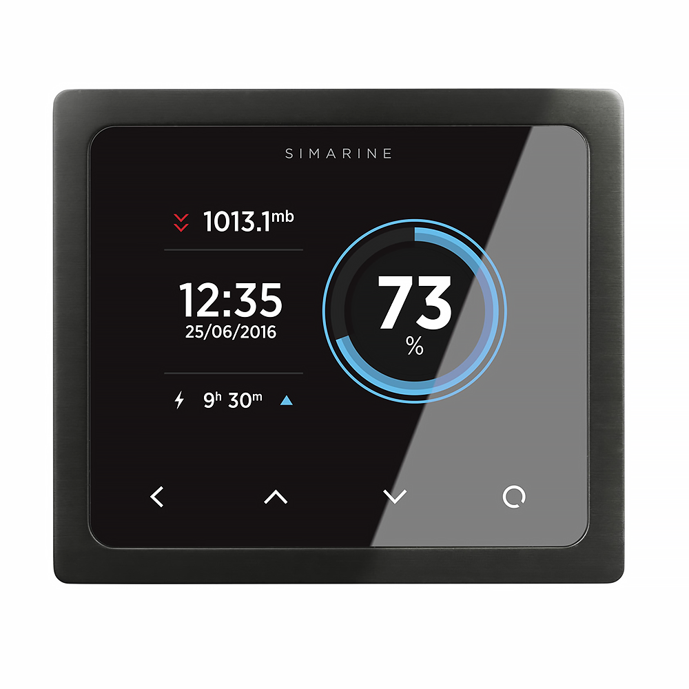 Simarine PICO Batteriemonitor - ohne Rahmen silber
