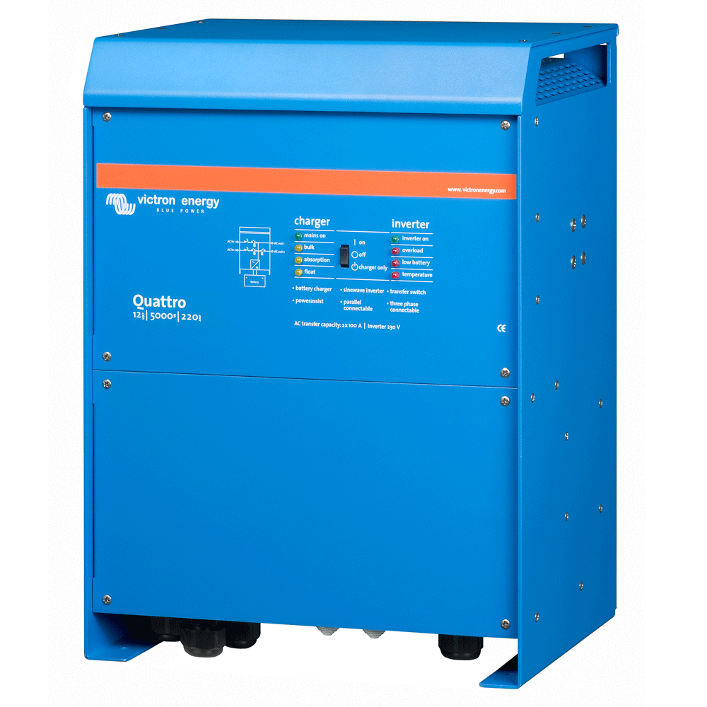Victron Quattro 12/5000/220-100/100 Wechselrichter 4000W und Ladegerät