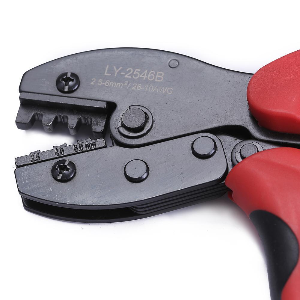 WATTSTUNDE® Crimpzange für MC4 Stecker an Solarkabel 2,5 mm² / 4 mm² / 6 mm²