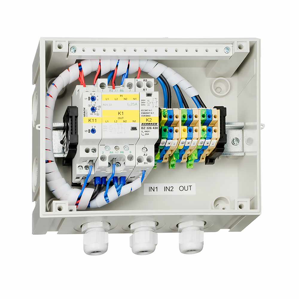 Victron VE transfer switch 5 kVA, single phase, 200-250 Vac