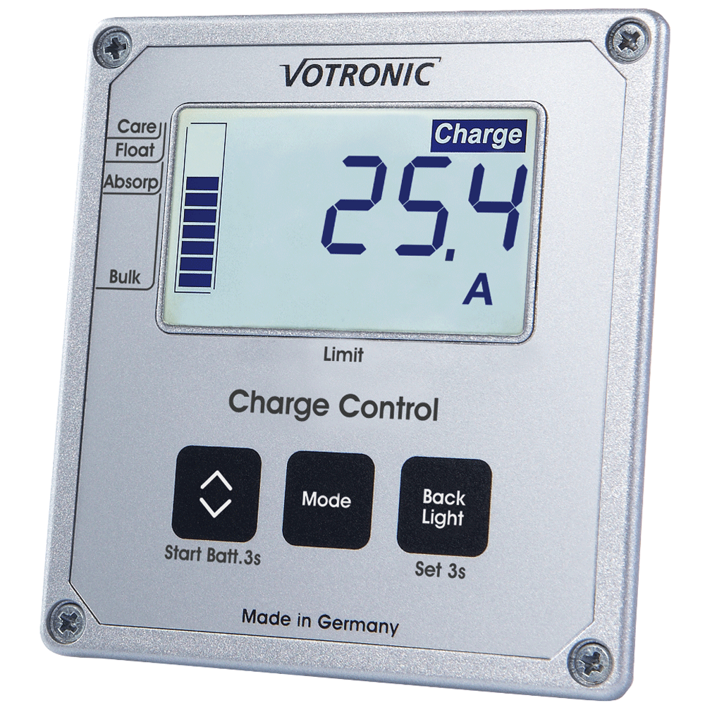 Votronic LCD-Charge Control S-VCC (nur für Ladebooster) - 11248 - MARINE VERSION